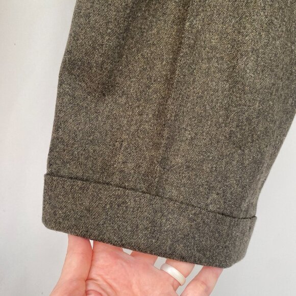 Vtg Polo Ralph Lauren Mens Wool Blend Pants Act. Sz 36x27 Brown Preppy Heritage - Picture 5 of 12